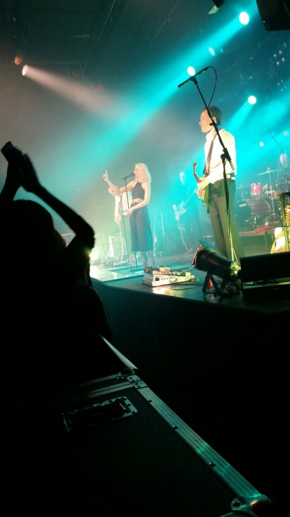 A picture I took from a Chisu concert, she's a Finnish female pop musician